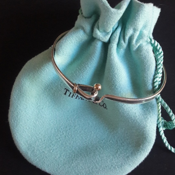 Tiffany & Co. Jewelry - Tiffany & Co vintage 18k gold and silver bangle